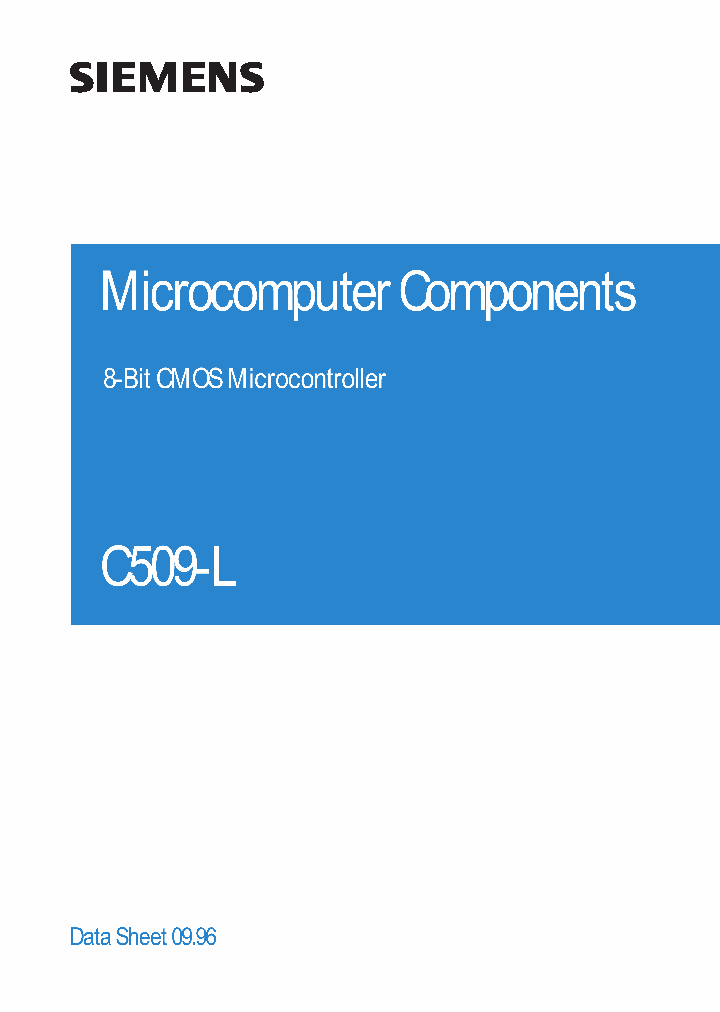 SAB-C509-LM_511172.PDF Datasheet Download --- IC-ON-LINE