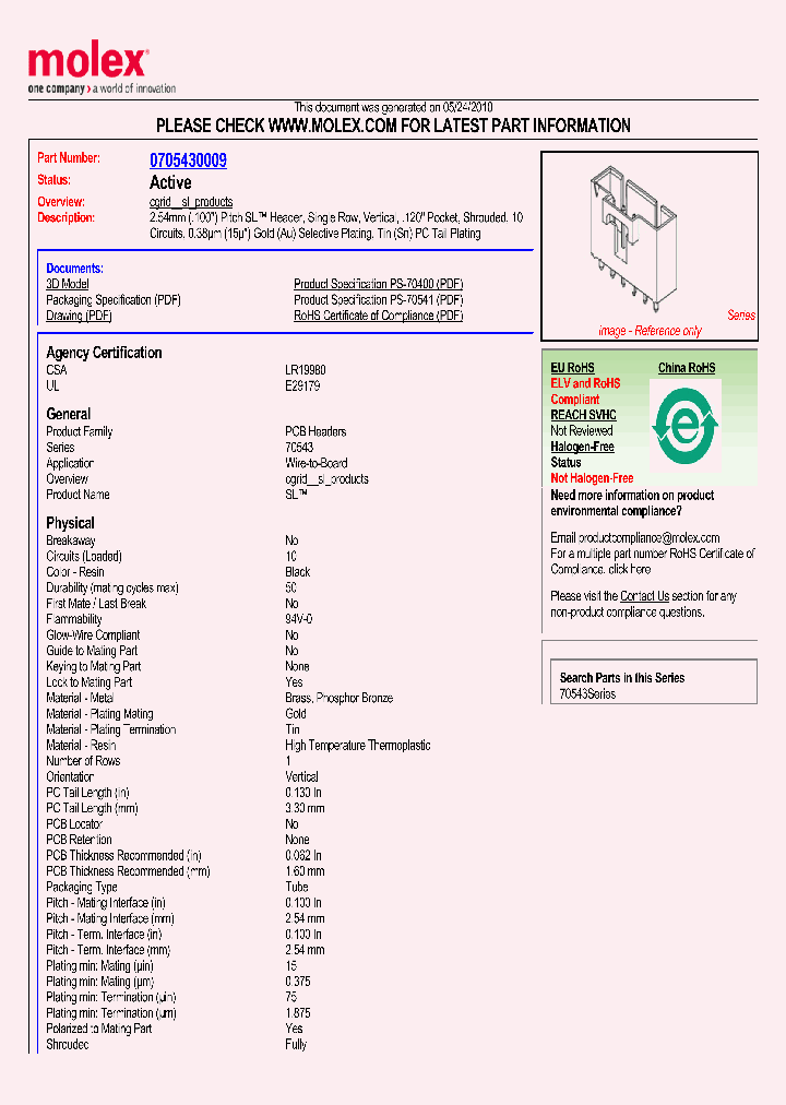 70543-0009_904773.PDF Datasheet