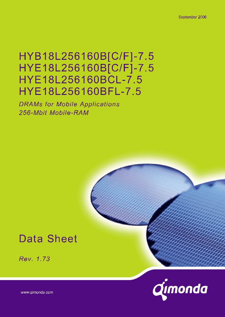 HYB18L256160B_516197.PDF Datasheet