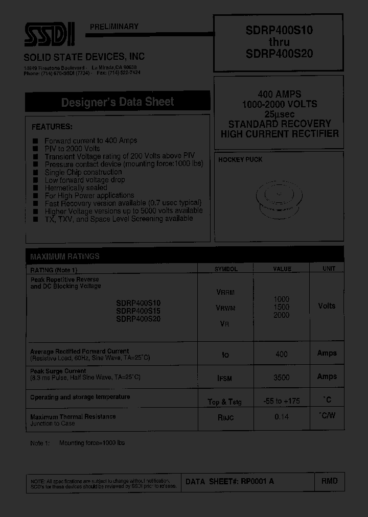SDRP400S10_907885.PDF Datasheet
