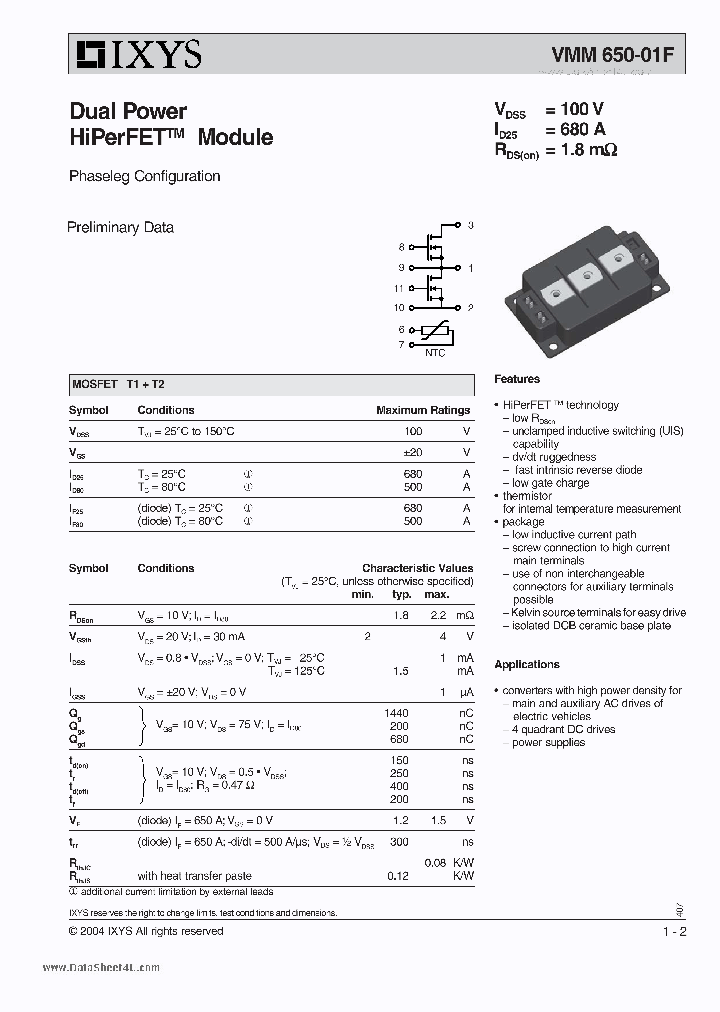 VMM650-01F_481189.PDF Datasheet