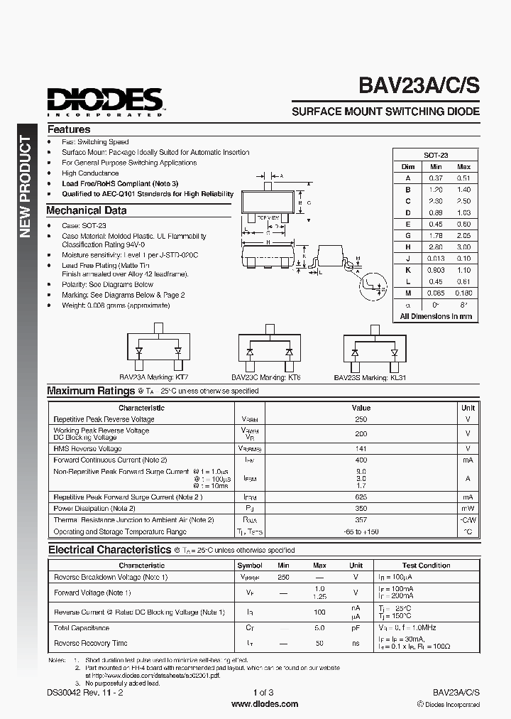BAV23S-7-F_538824.PDF Datasheet