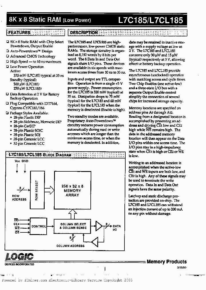 L7CL185CM35_560542.PDF Datasheet