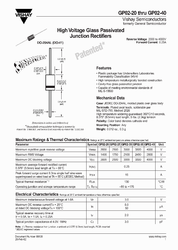 GP02-20_692410.PDF Datasheet Download --- IC-ON-LINE