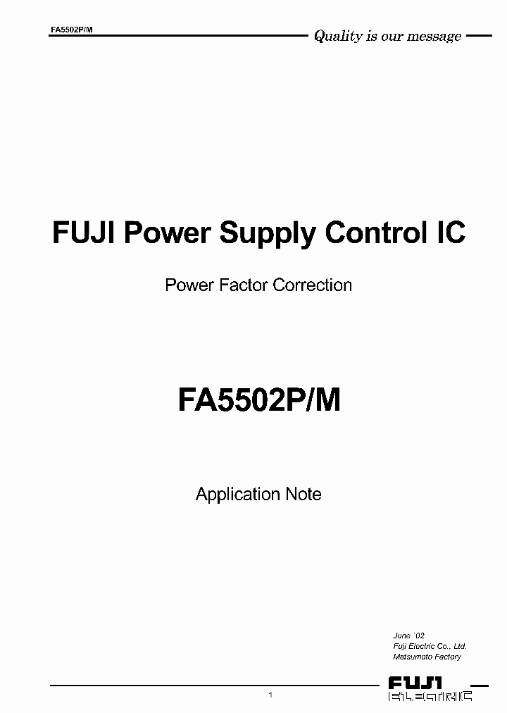 FA5502PM_582640.PDF Datasheet