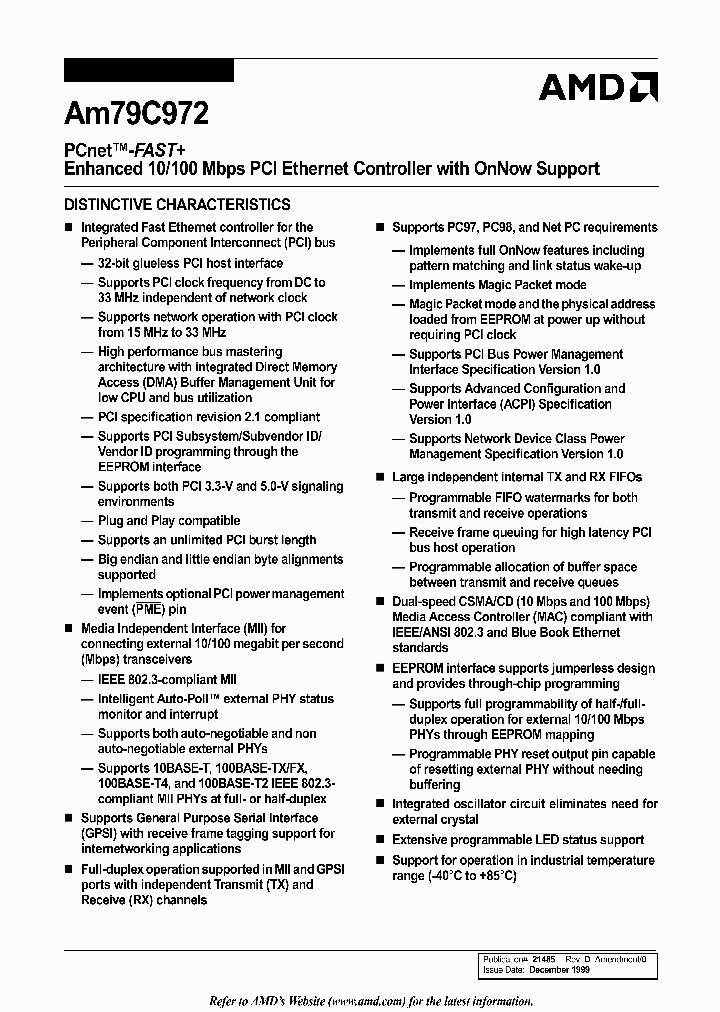 AM79C972_709762.PDF Datasheet