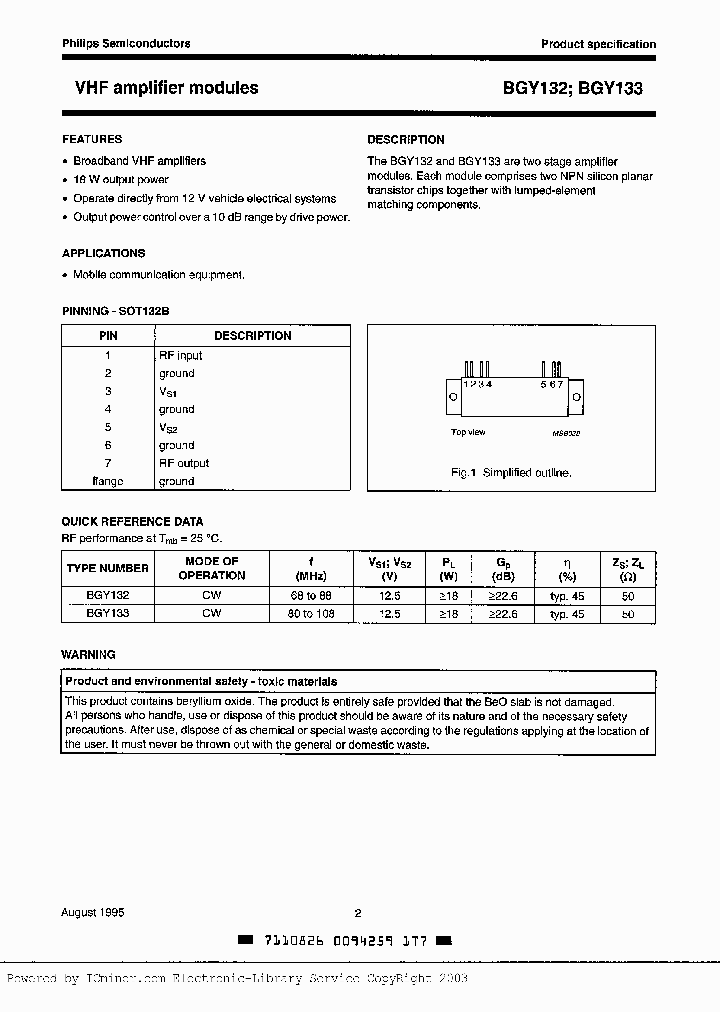 BGY133_601528.PDF Datasheet