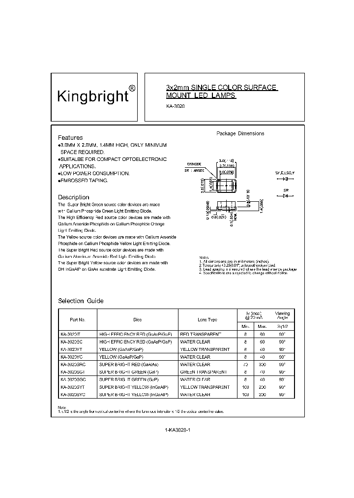 KA-3020SYT_559349.PDF Datasheet