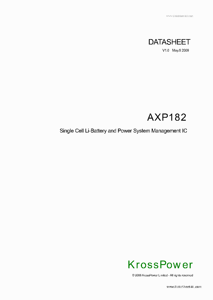 AXP182_596632.PDF Datasheet