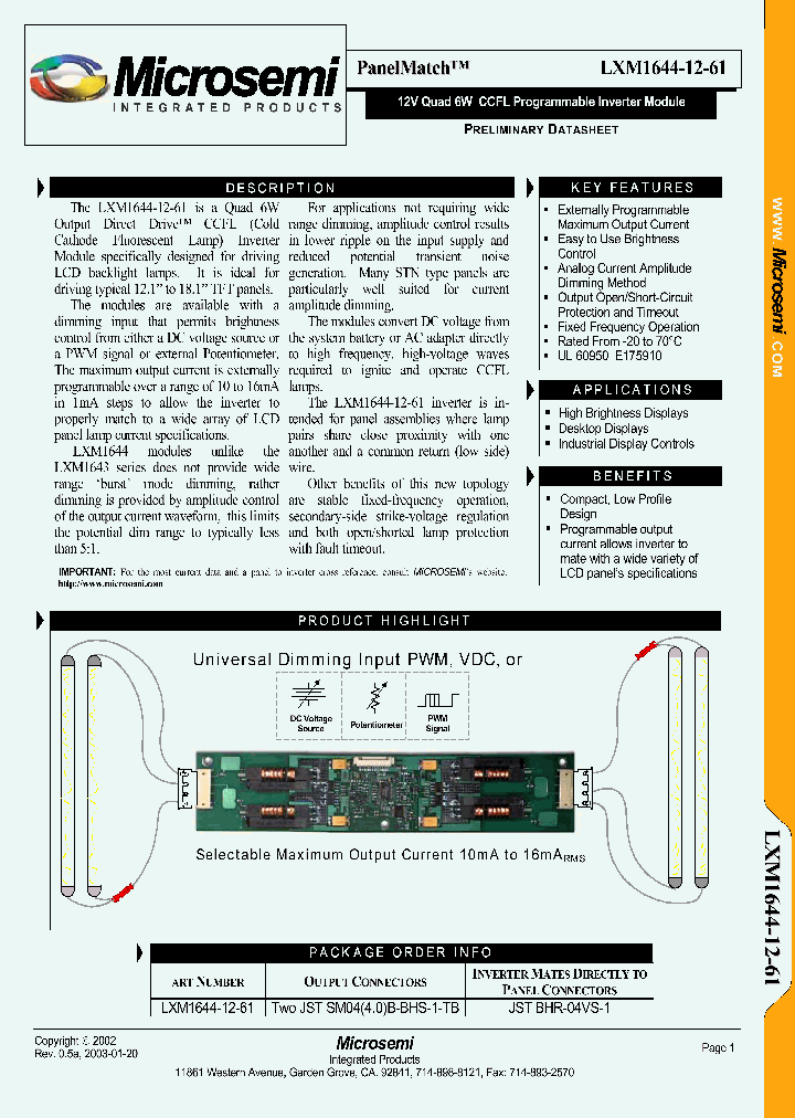 LXM1644-12-61_746997.PDF Datasheet