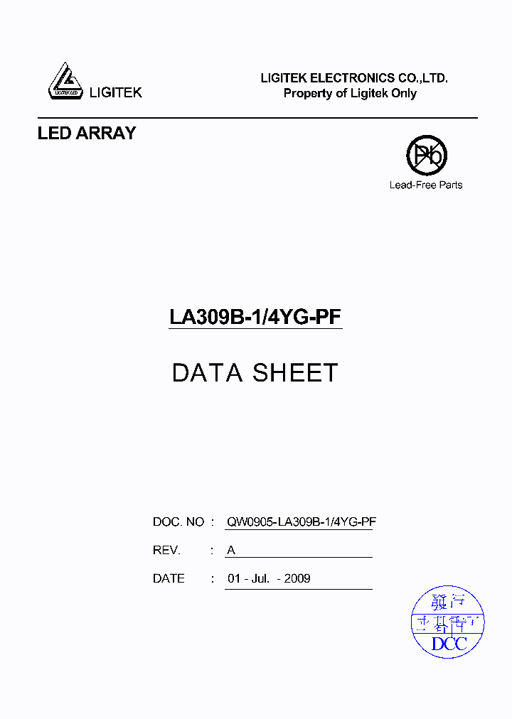 LA309B-1-4YG-PF_958887.PDF Datasheet