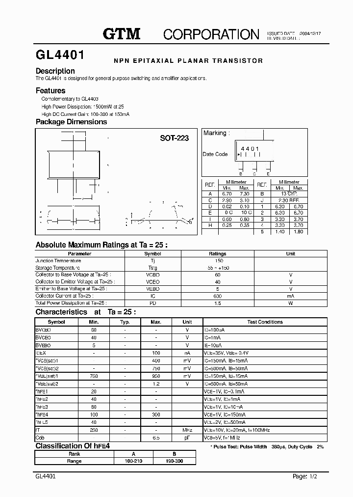 GL4401_964402.PDF Datasheet