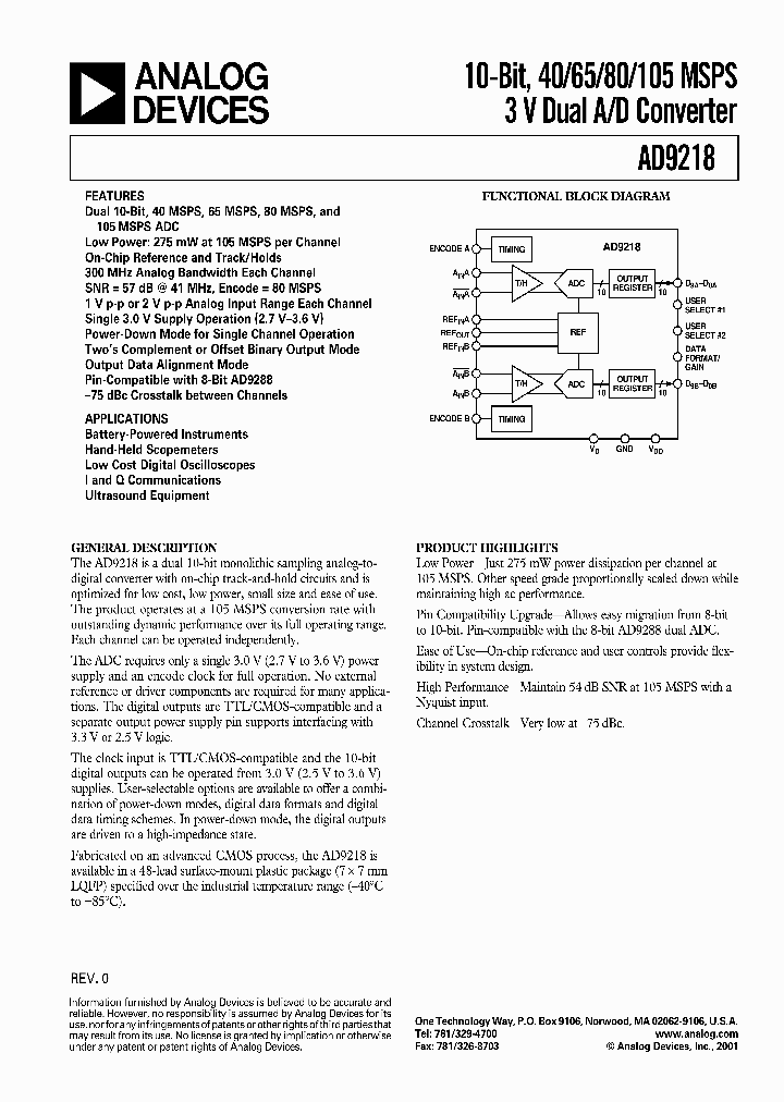 AD9218_808970.PDF Datasheet