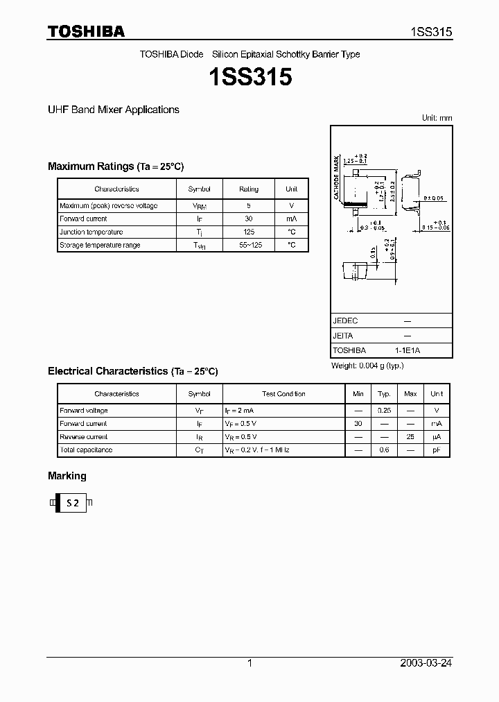 1SS315_830080.PDF Datasheet