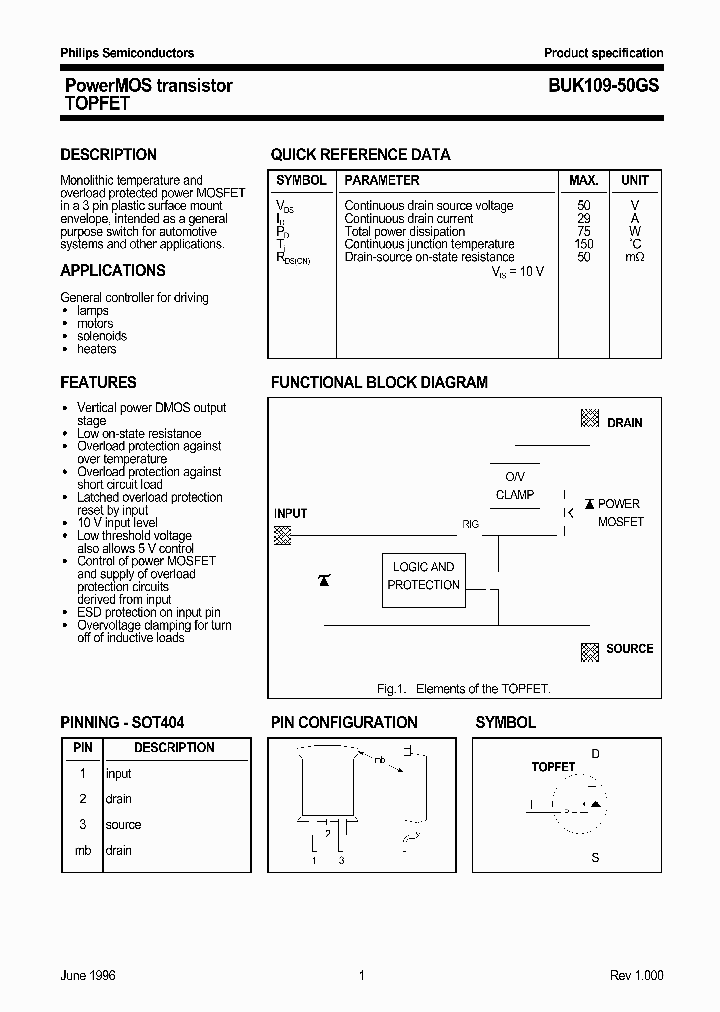 BUK109-50GS_845281.PDF Datasheet