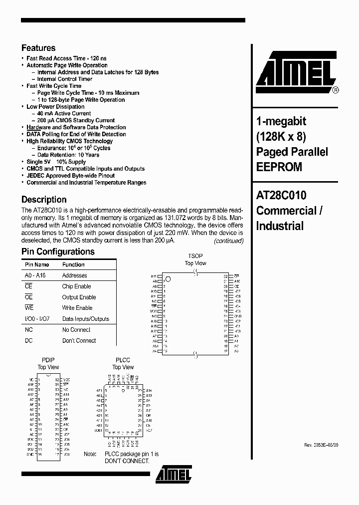 AT28C010_906119.PDF Datasheet