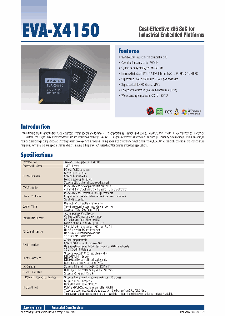 EVA-X4150_999030.PDF Datasheet