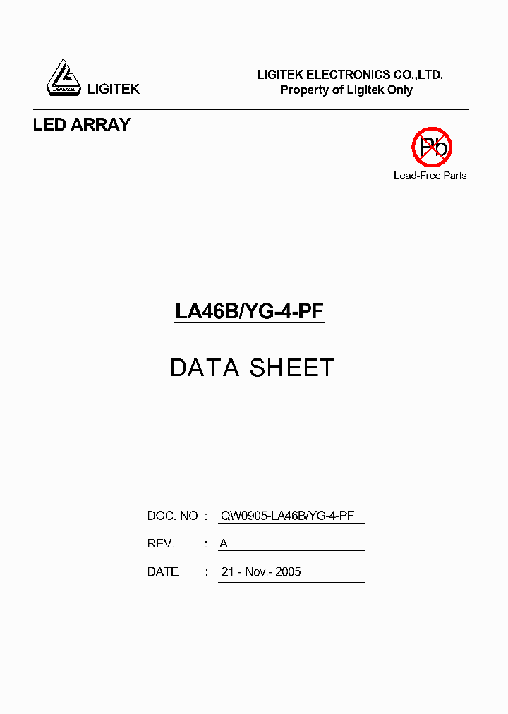 LA46B-YG-4-PF_1002735.PDF Datasheet