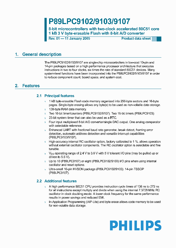 P89LPC9103FTK_919434.PDF Datasheet