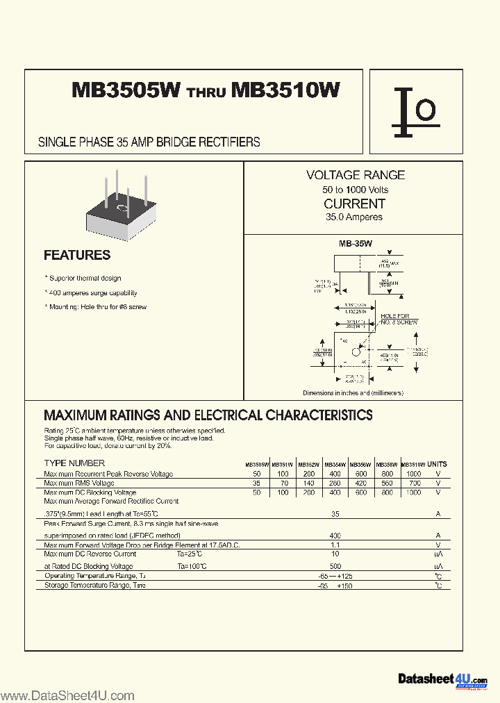 MB3505W_705185.PDF Datasheet