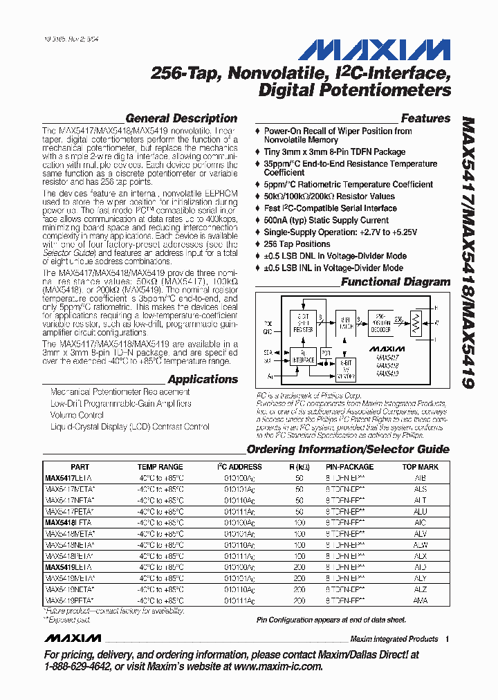 MAX5417LETA_926237.PDF Datasheet