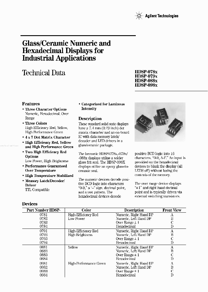 HDSP-079X_725169.PDF Datasheet
