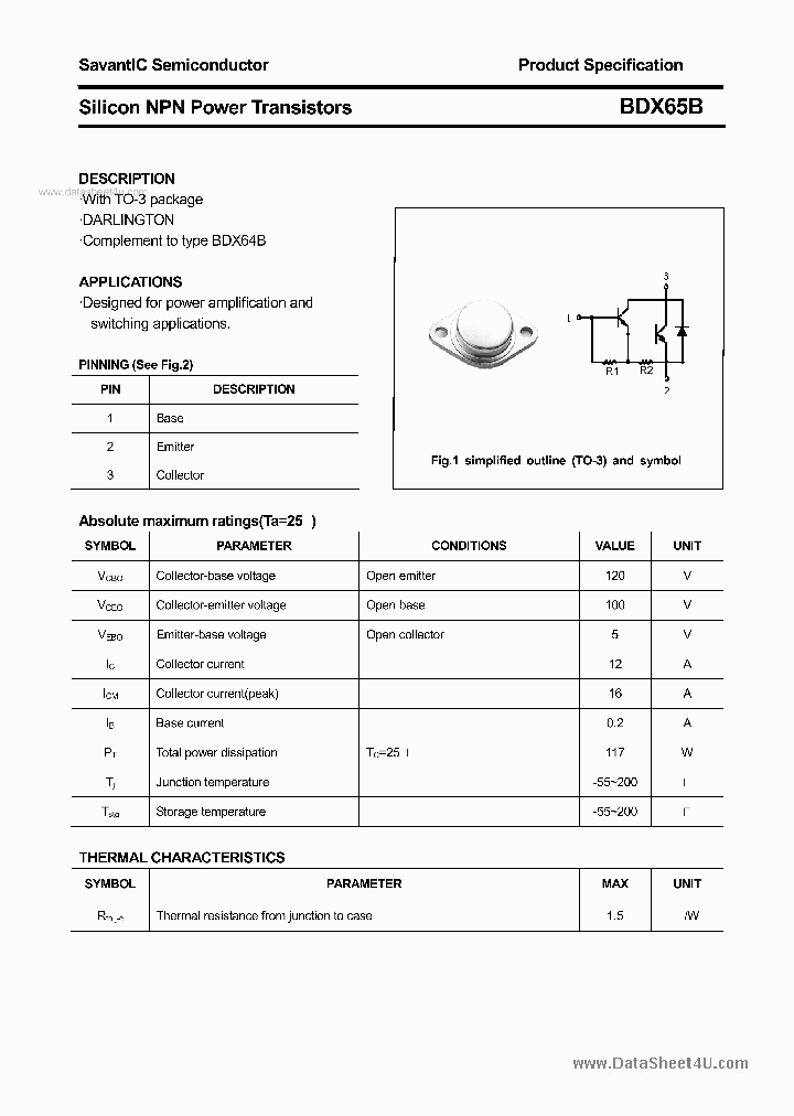 BDX65B_728935.PDF Datasheet