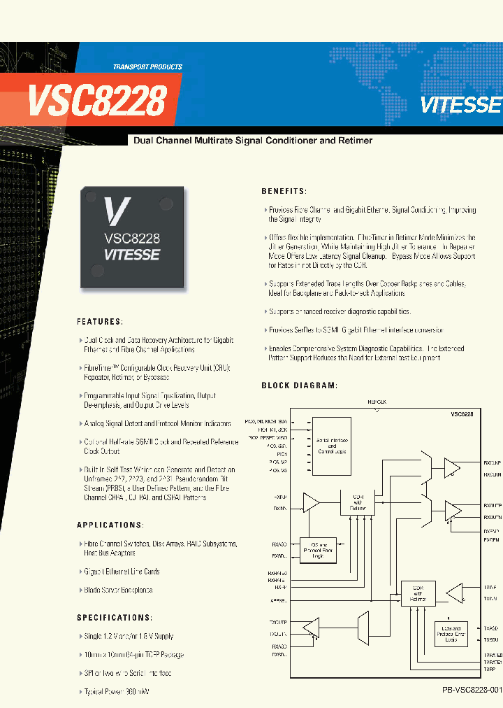 VSC8228_658792.PDF Datasheet