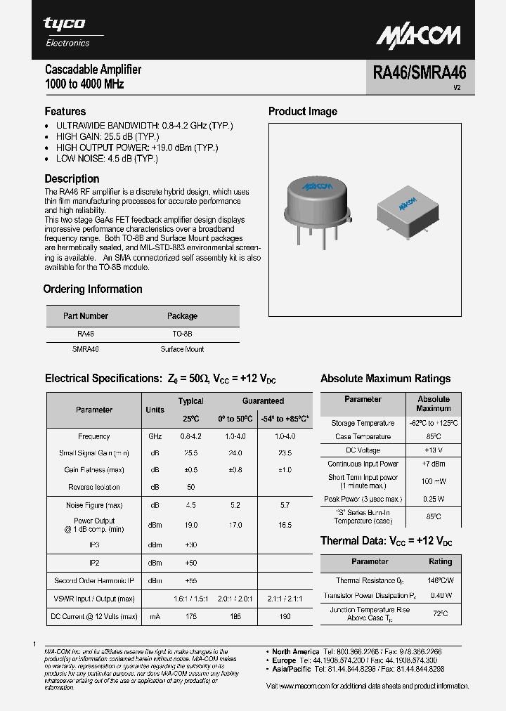 RA46_663356.PDF Datasheet Download --- IC-ON-LINE