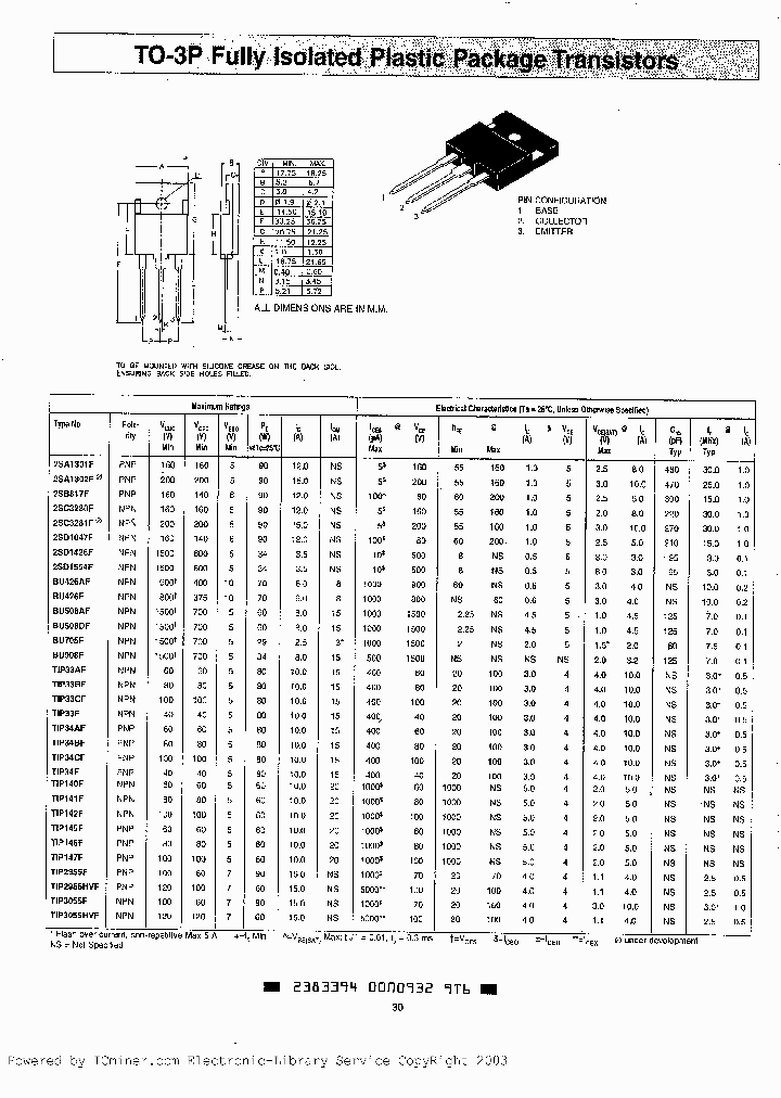 BU705F_671629.PDF Datasheet Download --- IC-ON-LINE