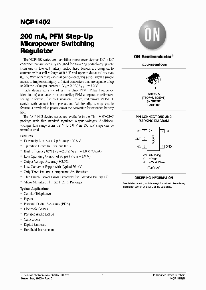 NCP1402_756879.PDF Datasheet