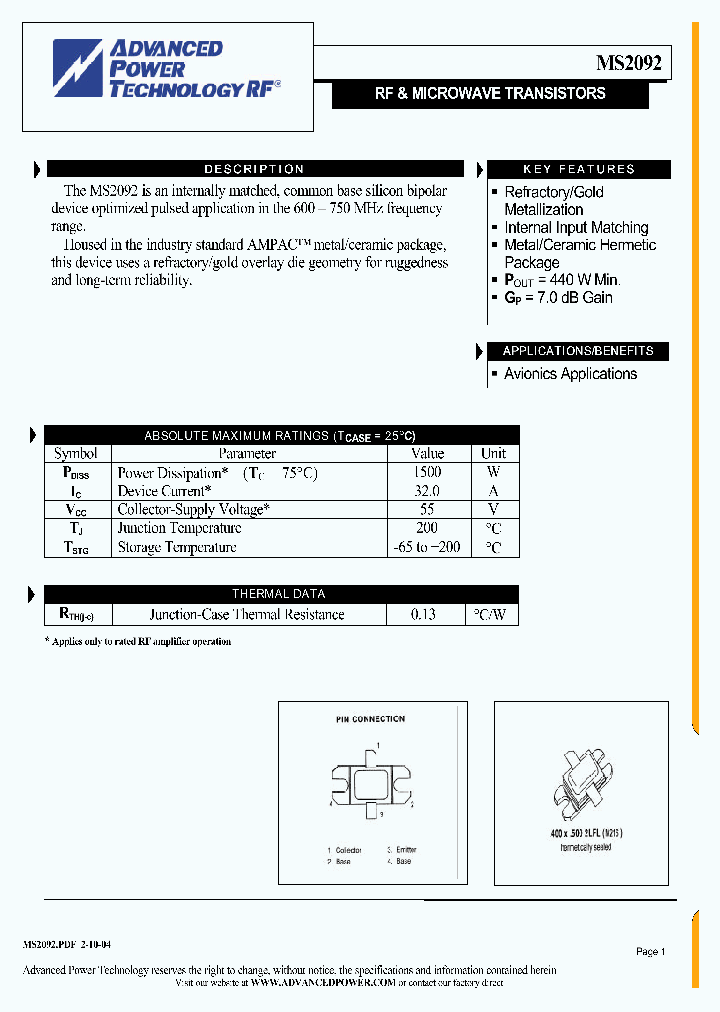 MS2092_1101433.PDF Datasheet