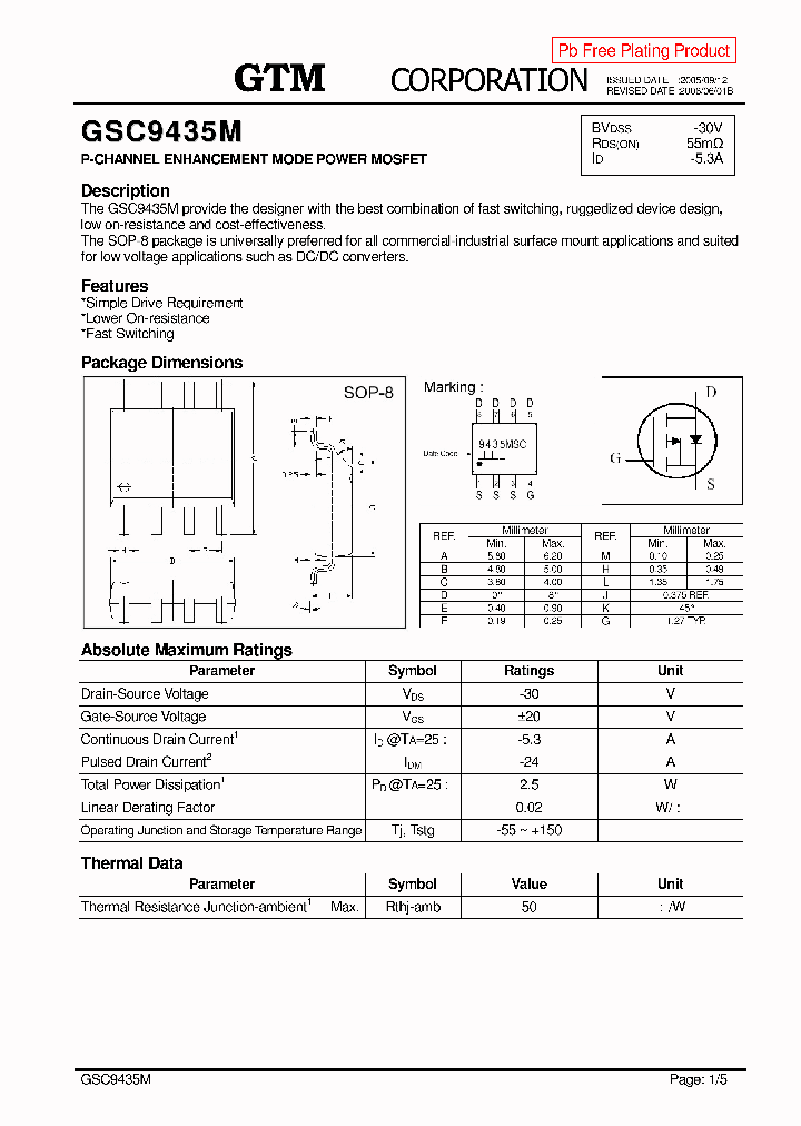 GSC9435M_1106095.PDF Datasheet