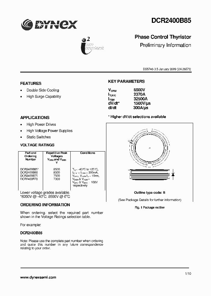 DCR2400B85_1109383.PDF Datasheet