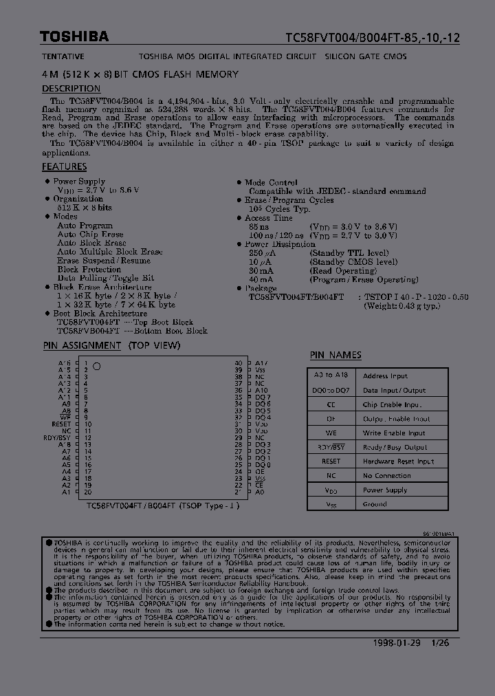 TC58FVB004FT_779383.PDF Datasheet