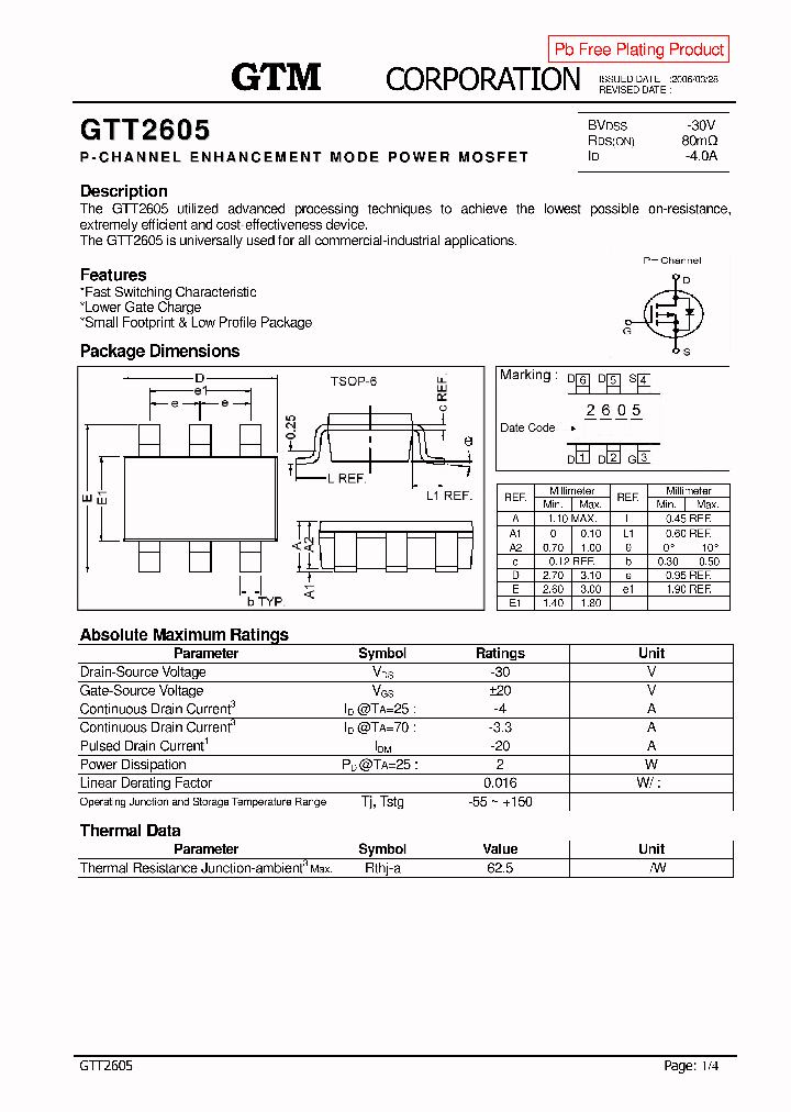 GTT2605_1116844.PDF Datasheet