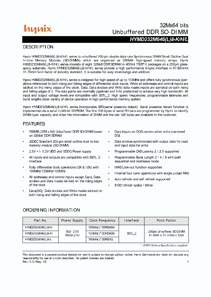 HYMD232M646L8-K_686453.PDF Datasheet