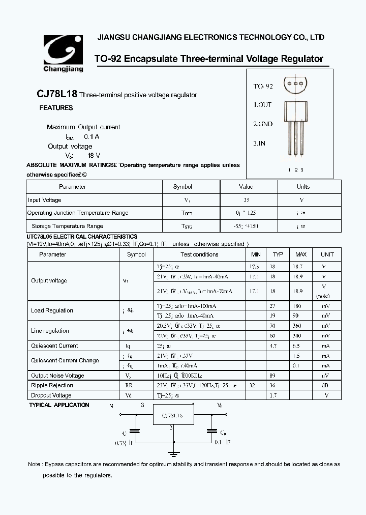 CJ78L18-TO-92_701237.PDF Datasheet
