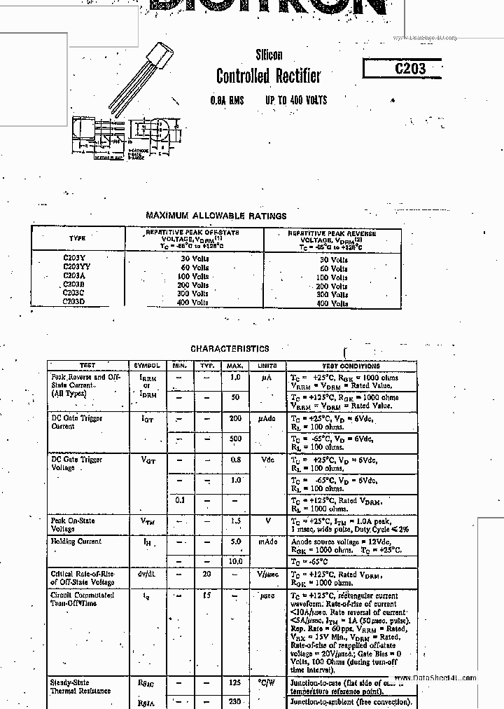 C203A_833919.PDF Datasheet