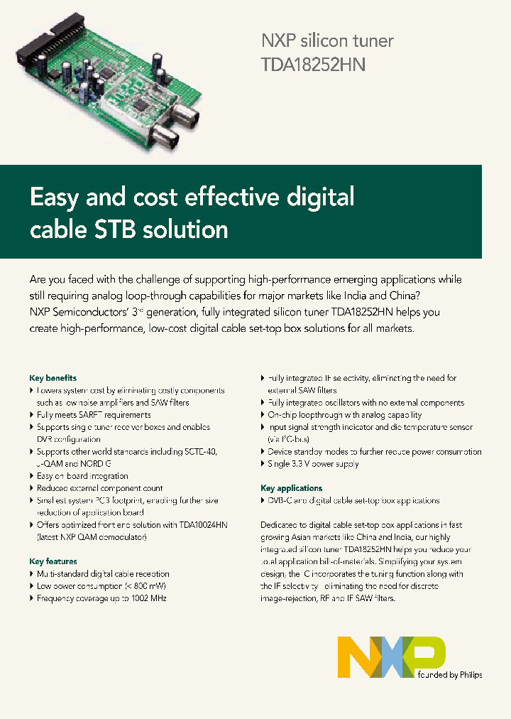 TDA18252HNC1518_716256.PDF Datasheet