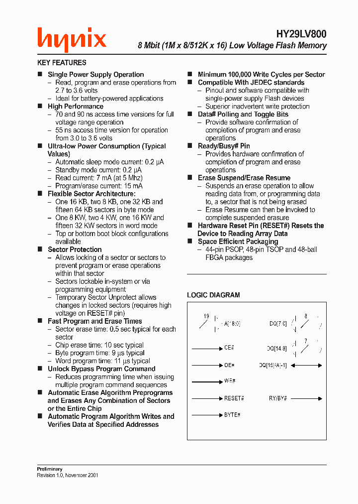 HY29LV800_716306.PDF Datasheet