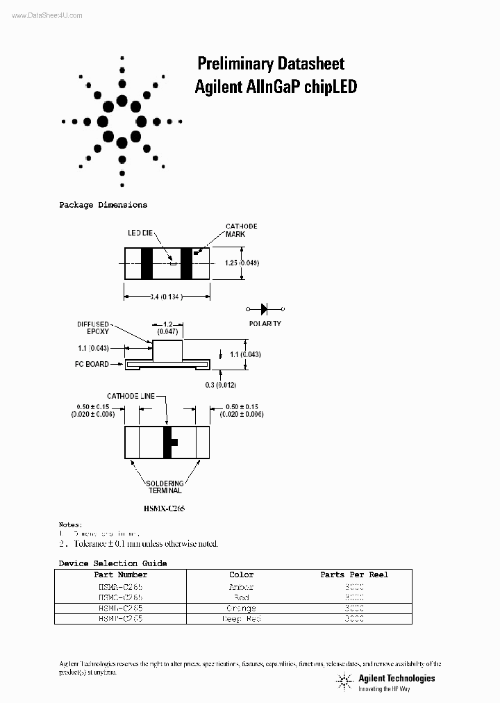 HSMC-C265_862804.PDF Datasheet