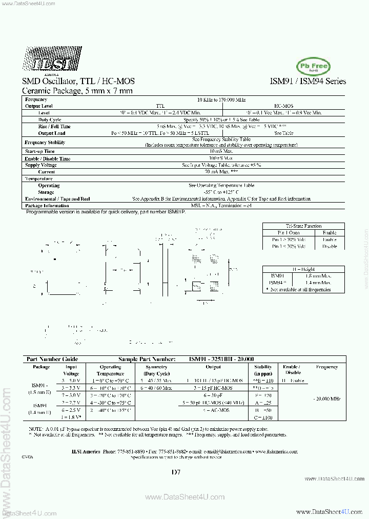 ISM91-XXXX_870569.PDF Datasheet