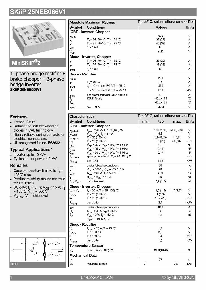 25NEB066V1_1148420.PDF Datasheet