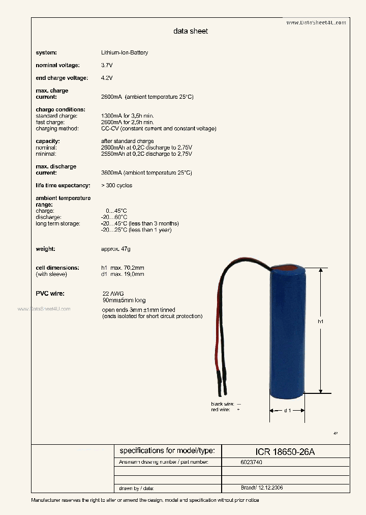 ICR18650-26A_874677.PDF Datasheet