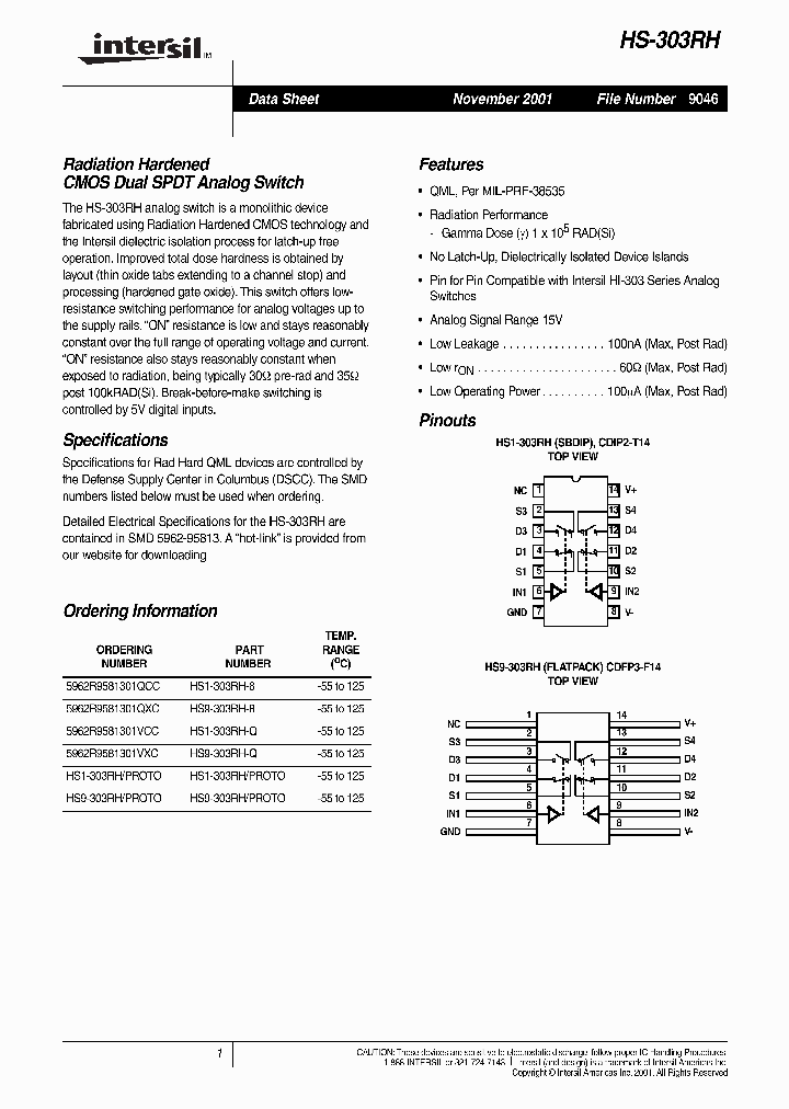 HS9-303RH-Q_1163639.PDF Datasheet