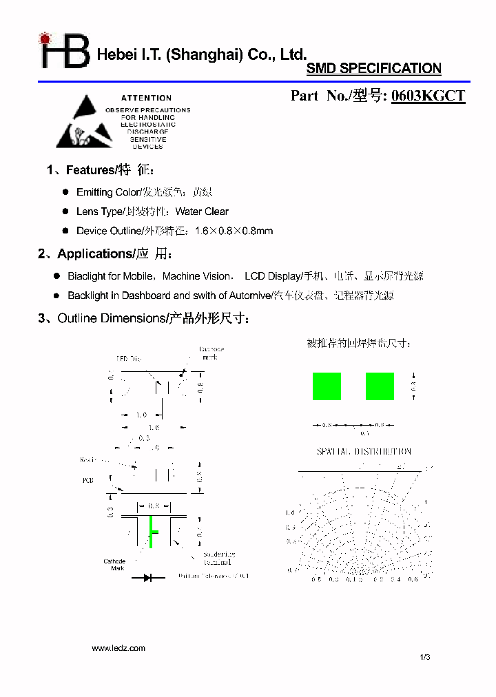 0603KGCT_1163247.PDF Datasheet