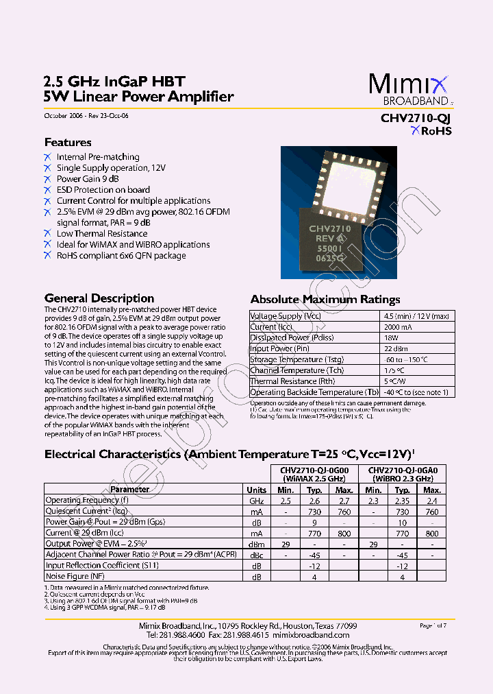 CHV2710-QJ_727512.PDF Datasheet