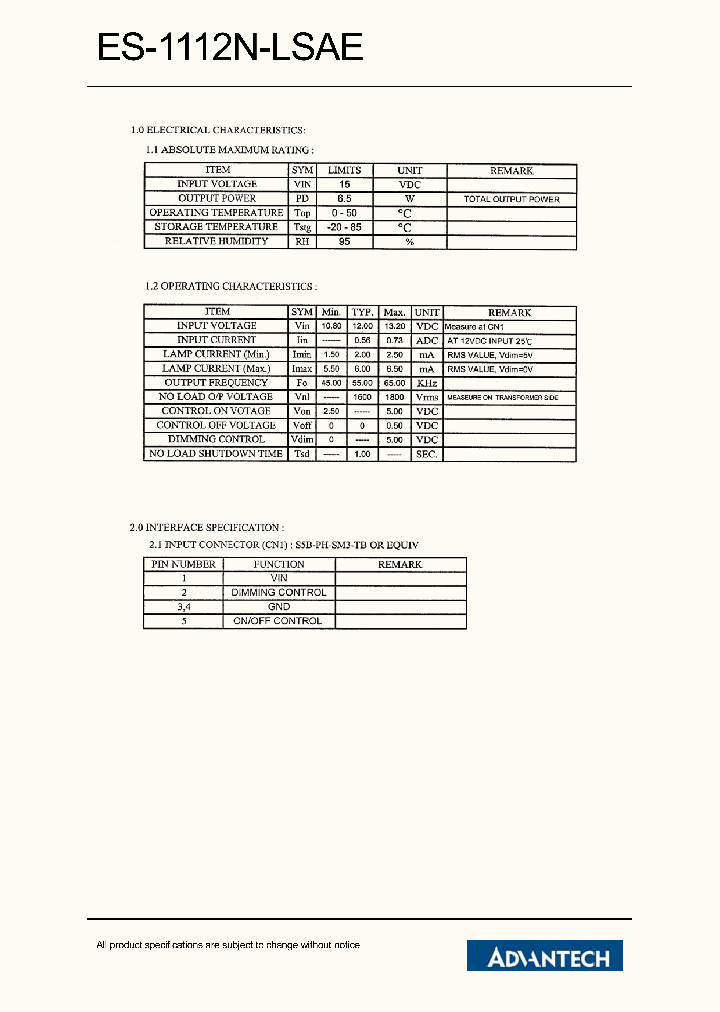ES-1112N-LSAE_1193537.PDF Datasheet