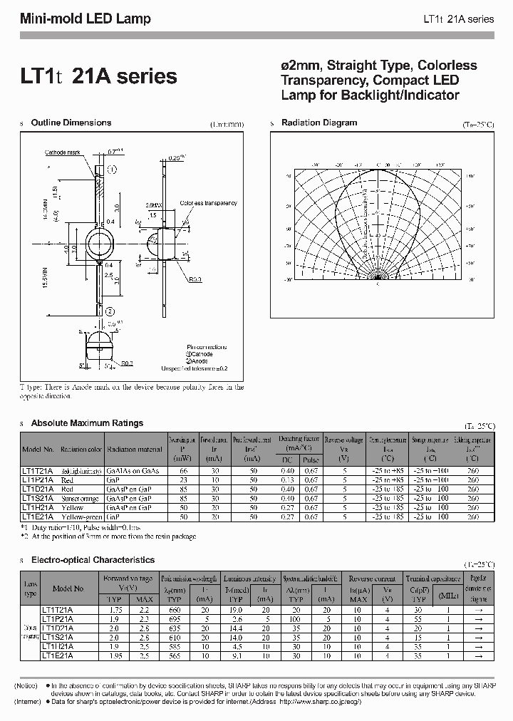 LT1E21A_1227168.PDF Datasheet Download --- IC-ON-LINE